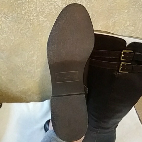 Franco Sarto Leather Knee-high Boots Sz 9 NWB - Picture 10 of 11